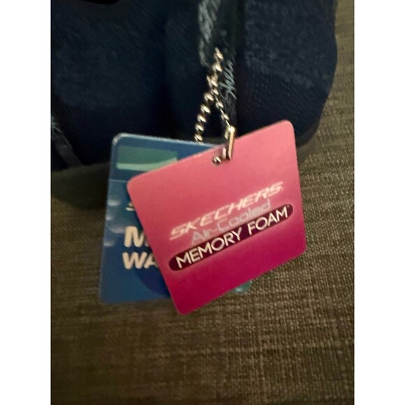 NWT Women's Skechers Blue Relaxed Fit Air Cooled Memory Foam Shoes Size 6.5 - Picture 9 of 9